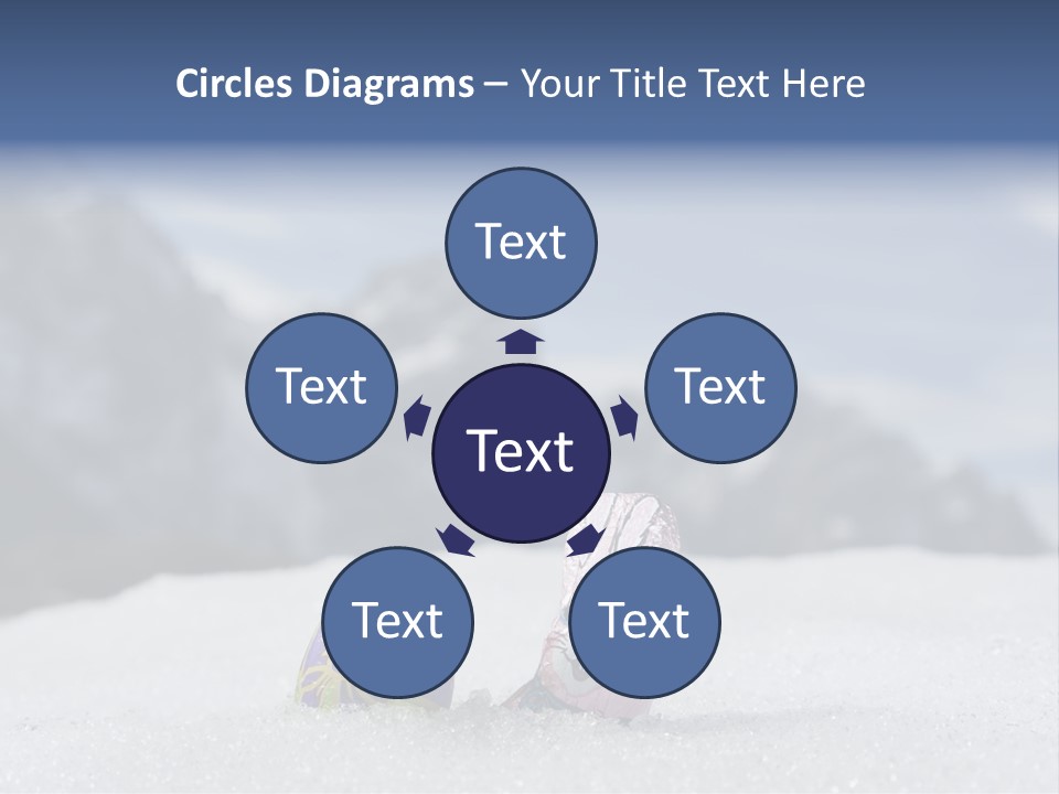 Snow Mountains Party PowerPoint Template