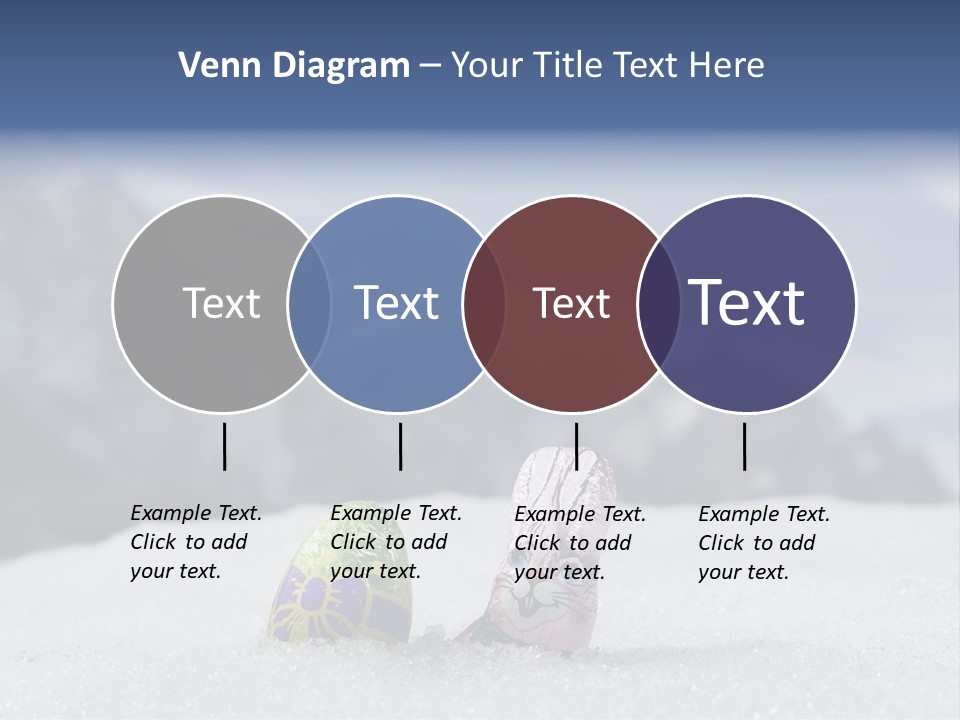 Snow Mountains Party PowerPoint Template