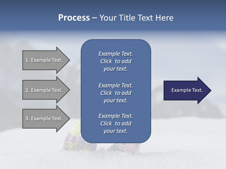 Snow Mountains Party PowerPoint Template