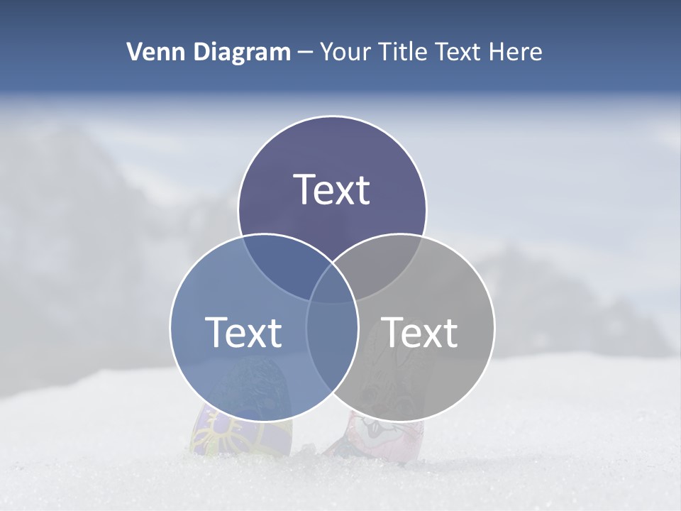 Snow Mountains Party PowerPoint Template