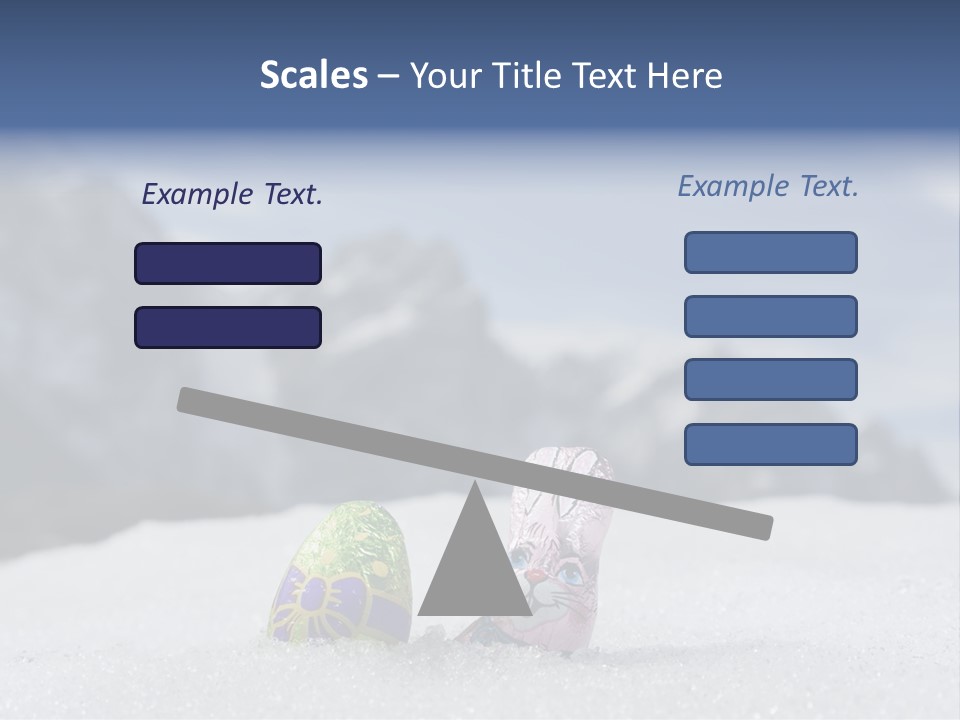 Snow Mountains Party PowerPoint Template