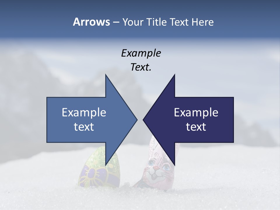 Snow Mountains Party PowerPoint Template