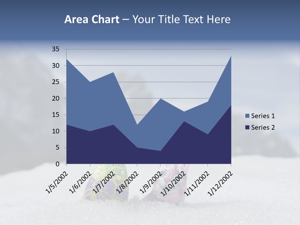 Snow Mountains Party PowerPoint Template