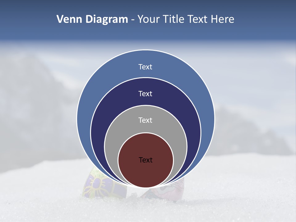 Snow Mountains Party PowerPoint Template