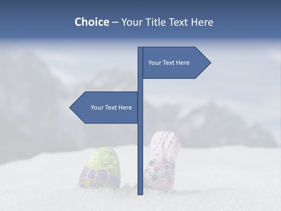 Snow Mountains Party PowerPoint Template