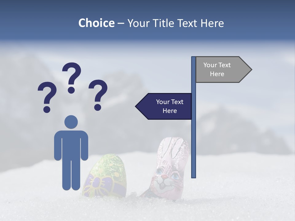 Snow Mountains Party PowerPoint Template