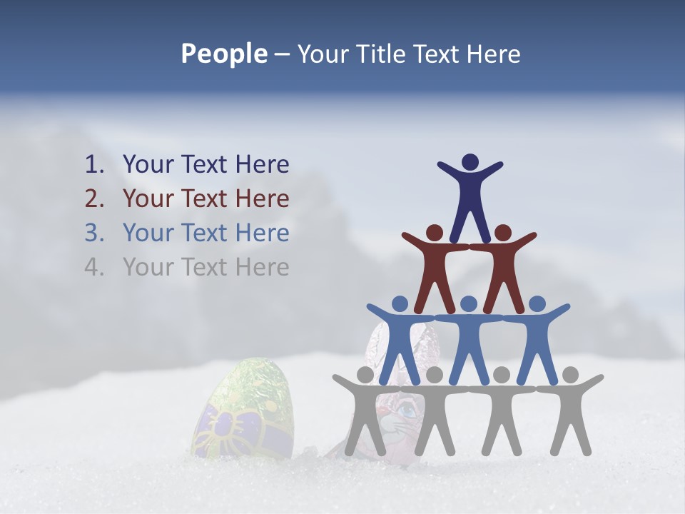 Snow Mountains Party PowerPoint Template