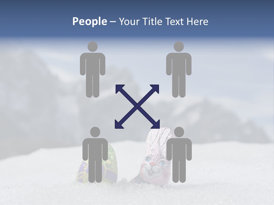 Snow Mountains Party PowerPoint Template