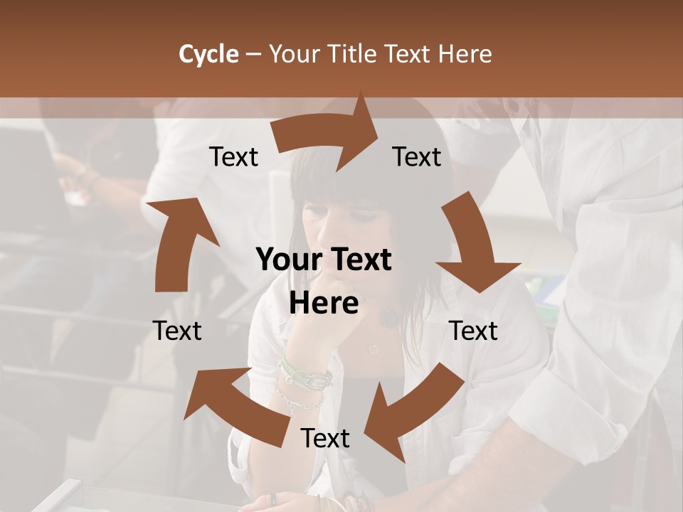 Computer Youth Highschool PowerPoint Template