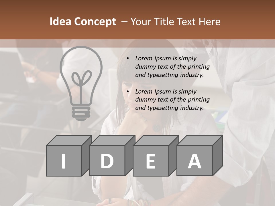 Computer Youth Highschool PowerPoint Template