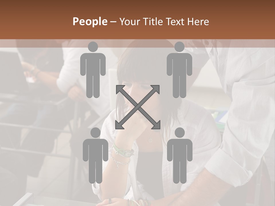 Computer Youth Highschool PowerPoint Template