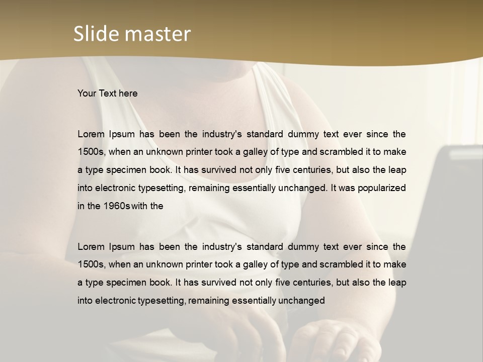 Looking Indoor Internet PowerPoint Template