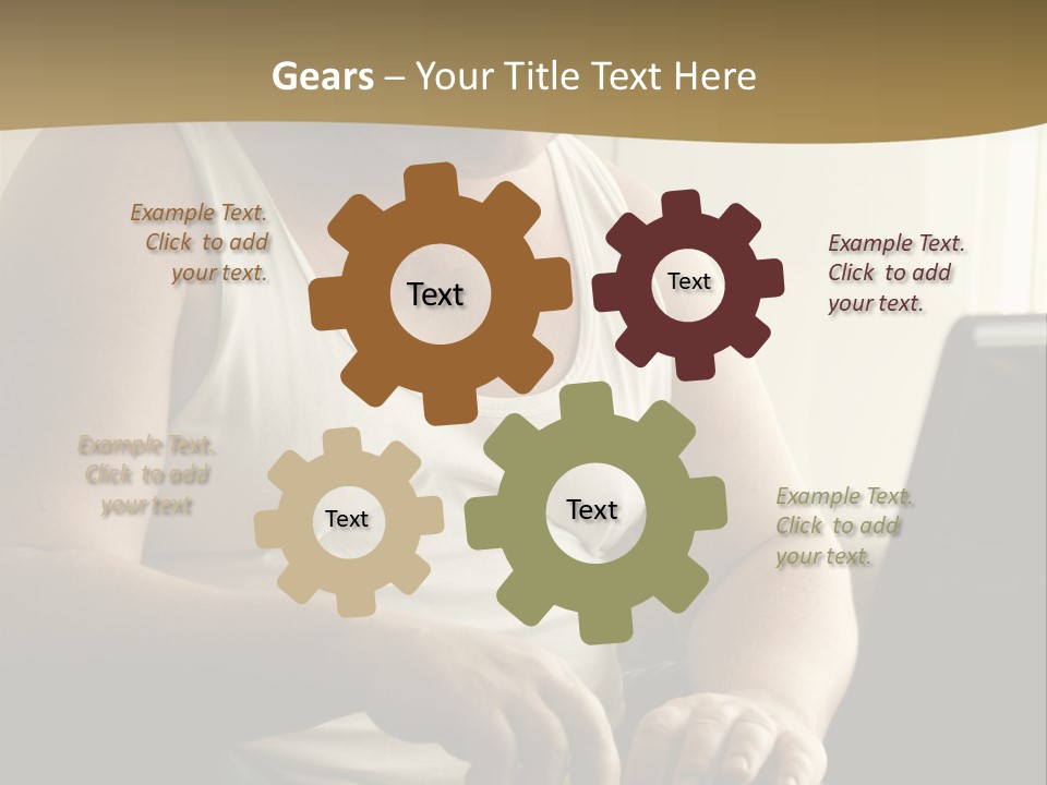 Looking Indoor Internet PowerPoint Template