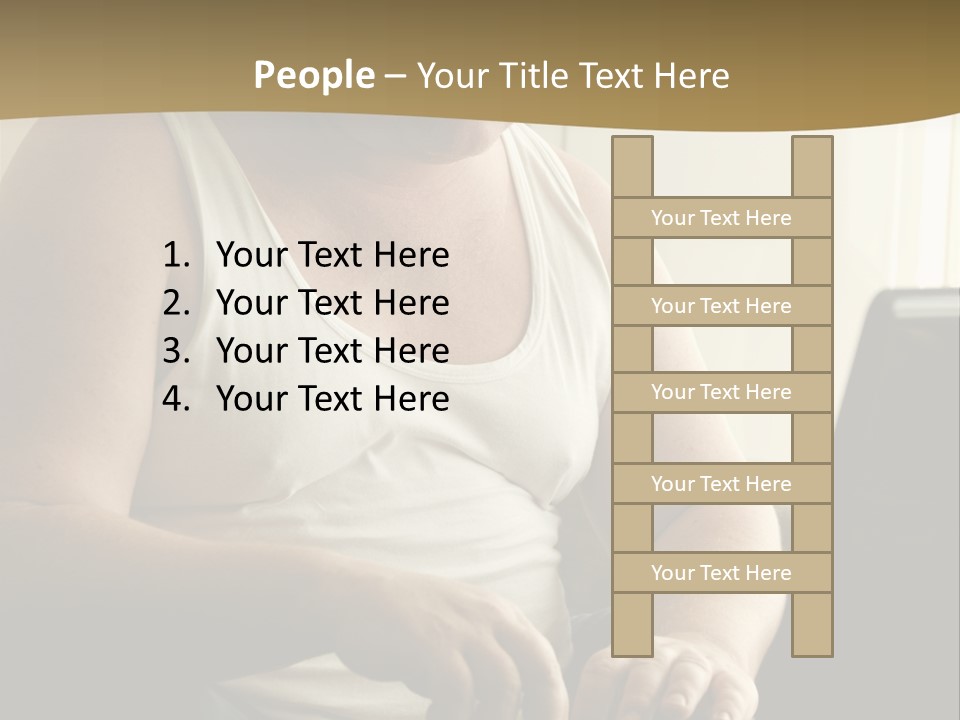 Looking Indoor Internet PowerPoint Template