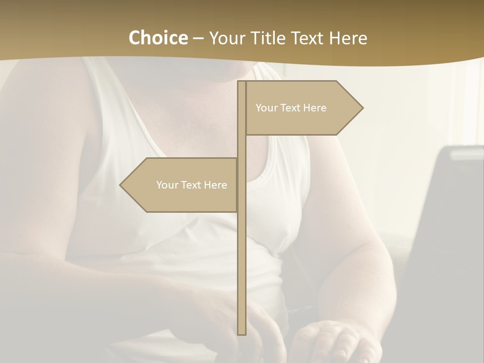 Looking Indoor Internet PowerPoint Template