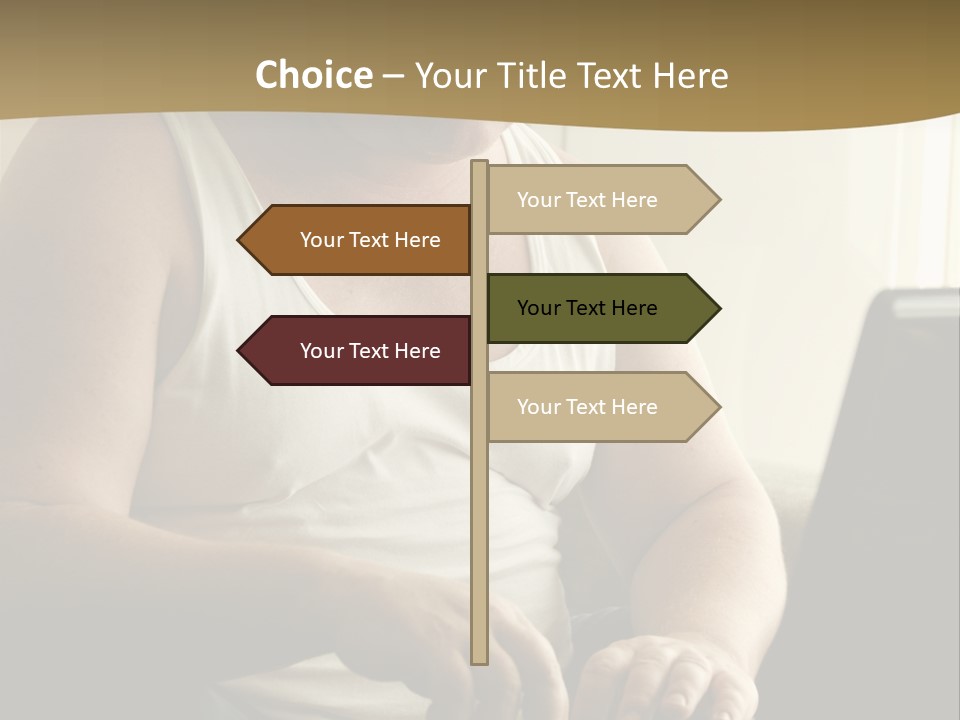 Looking Indoor Internet PowerPoint Template