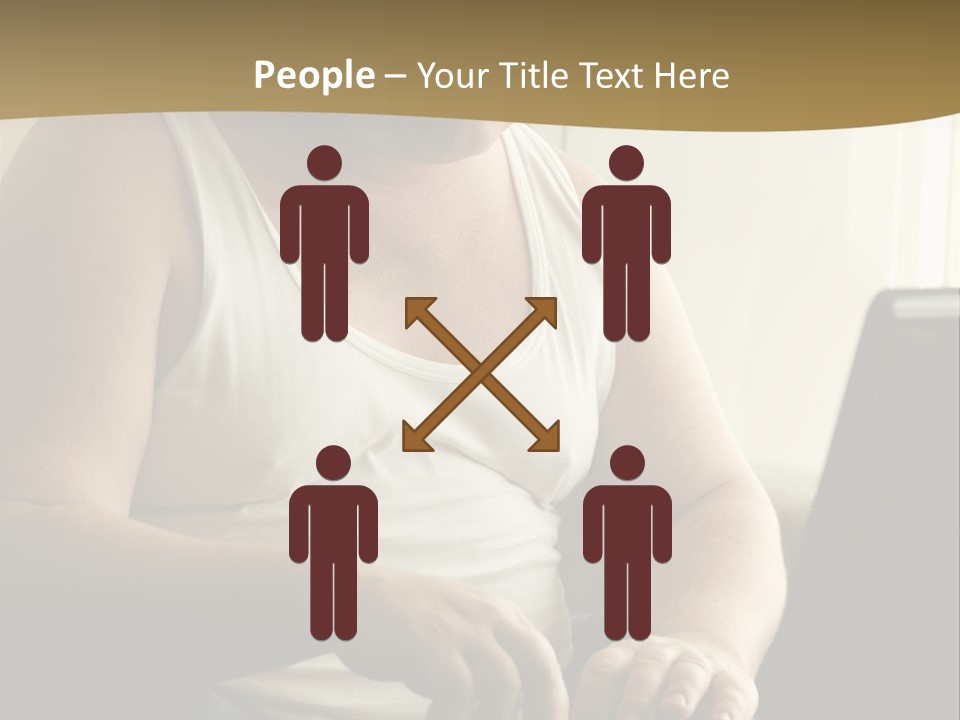 Looking Indoor Internet PowerPoint Template