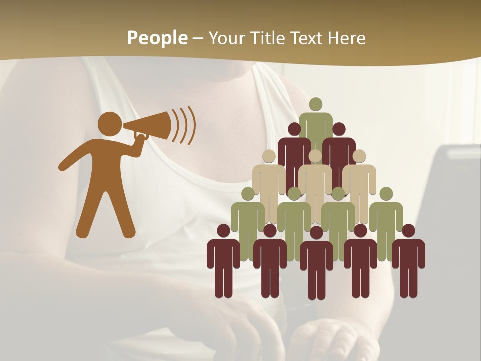 Looking Indoor Internet PowerPoint Template