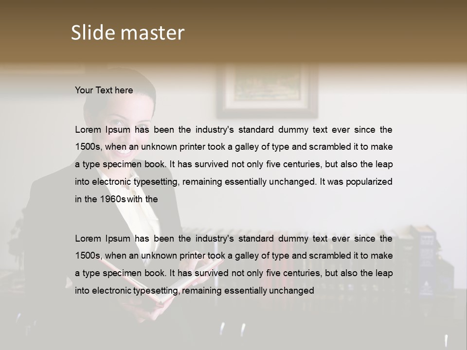 Welldressed Intake Work PowerPoint Template