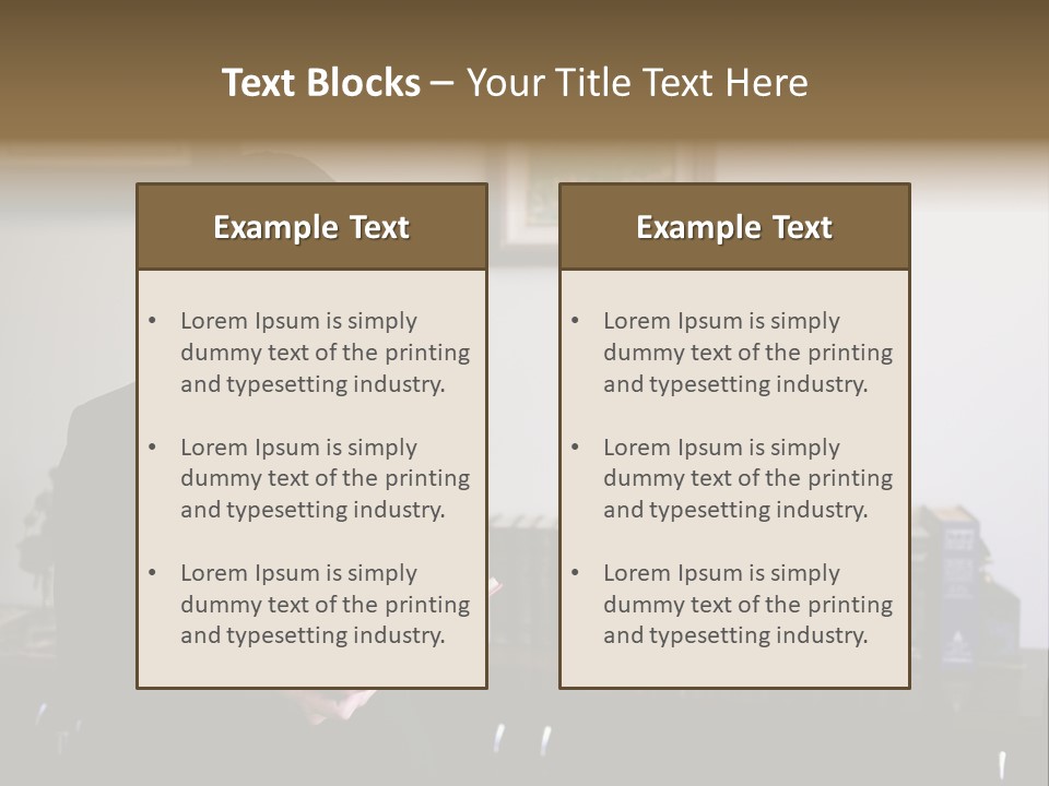 Welldressed Intake Work PowerPoint Template