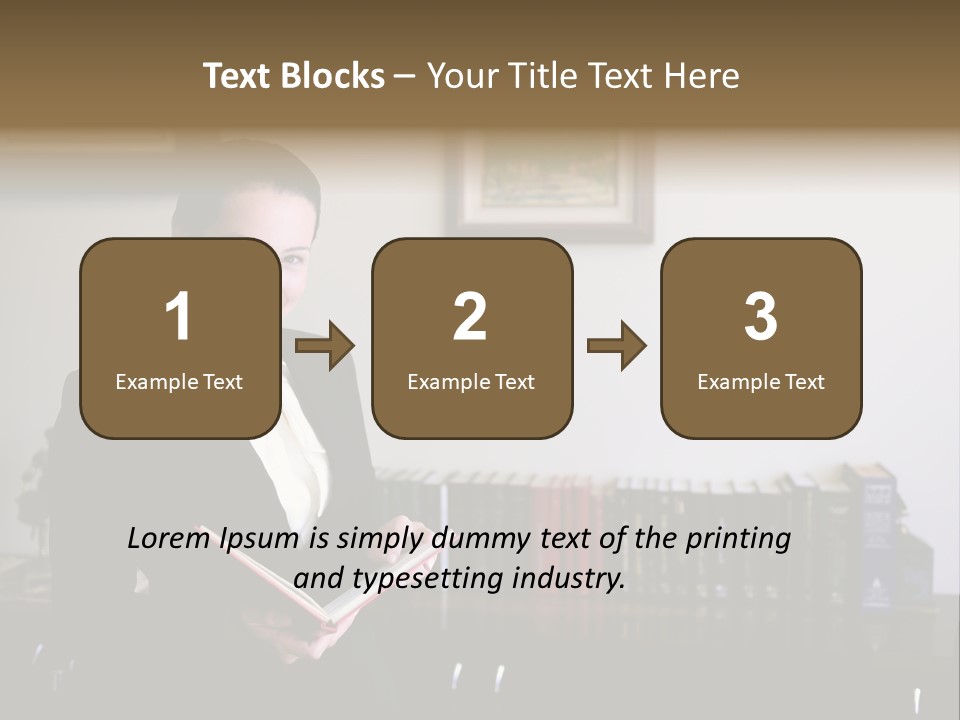 Welldressed Intake Work PowerPoint Template