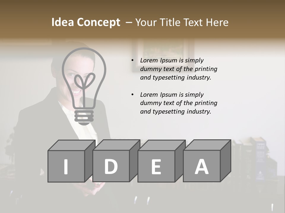 Welldressed Intake Work PowerPoint Template