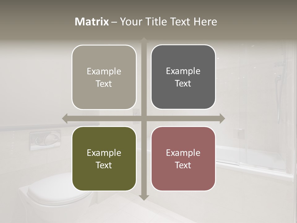 Luxury Shower Room PowerPoint Template