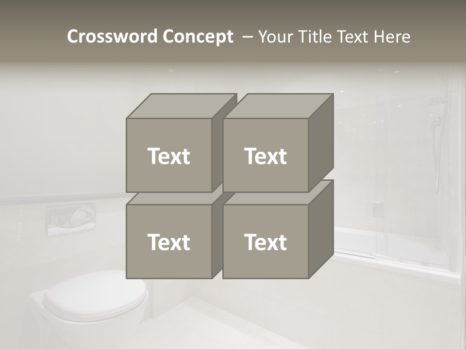Luxury Shower Room PowerPoint Template