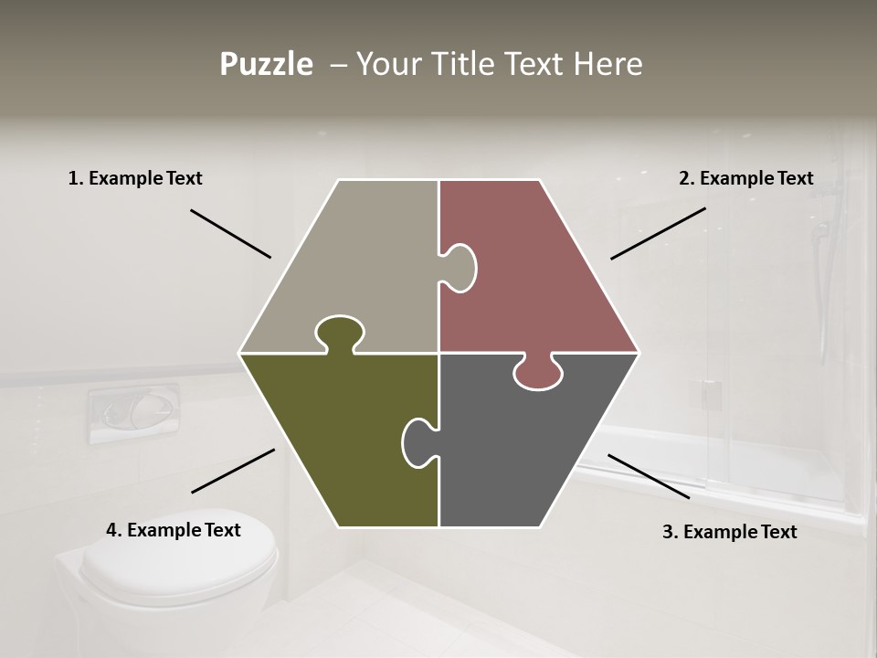 Luxury Shower Room PowerPoint Template