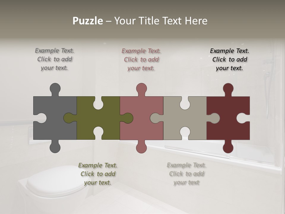 Luxury Shower Room PowerPoint Template