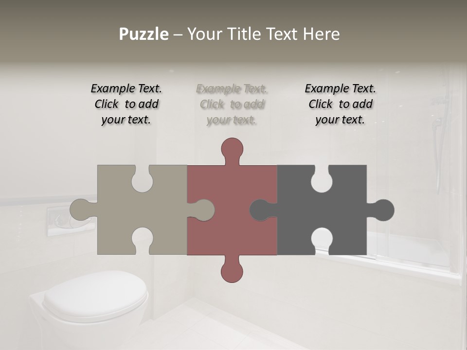 Luxury Shower Room PowerPoint Template