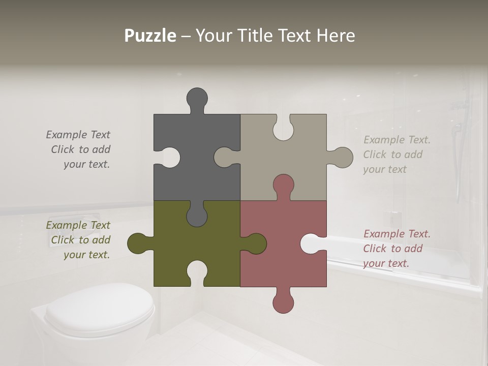 Luxury Shower Room PowerPoint Template