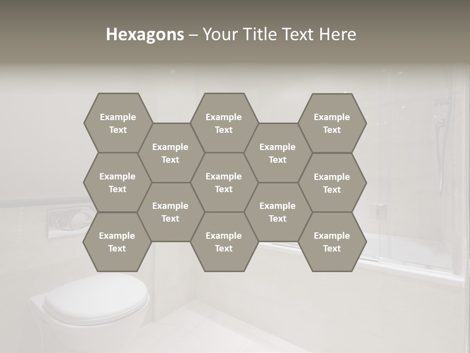 Luxury Shower Room PowerPoint Template