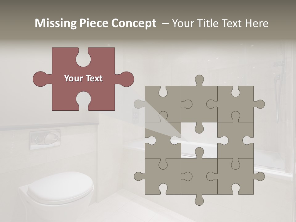 Luxury Shower Room PowerPoint Template