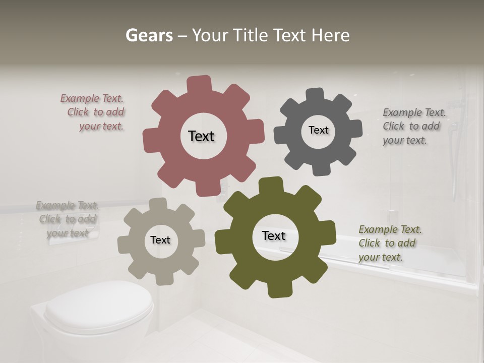 Luxury Shower Room PowerPoint Template