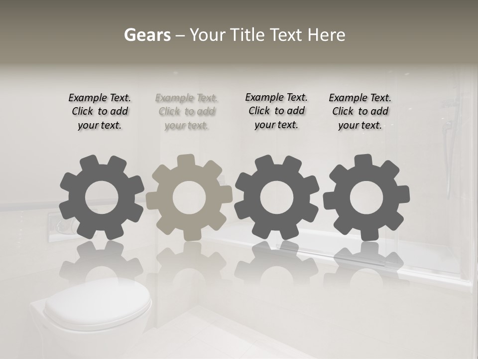 Luxury Shower Room PowerPoint Template