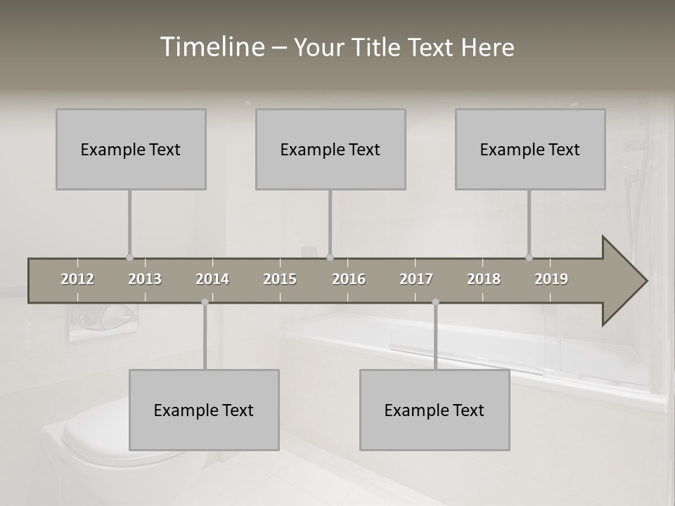Luxury Shower Room PowerPoint Template
