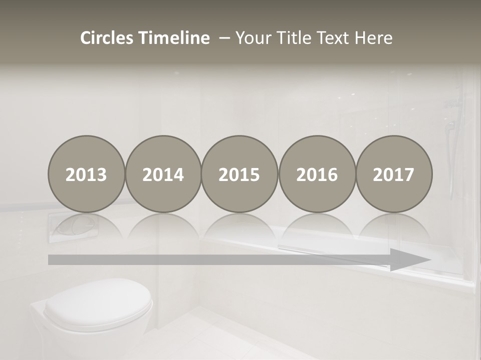 Luxury Shower Room PowerPoint Template