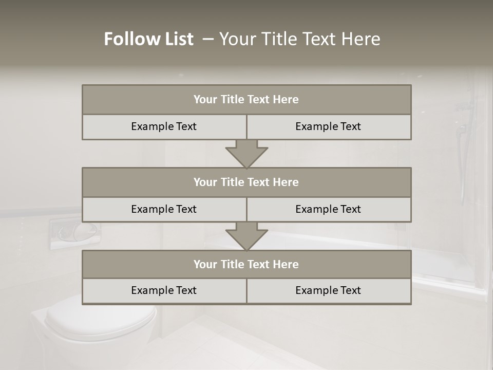 Luxury Shower Room PowerPoint Template