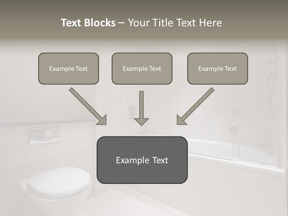 Luxury Shower Room PowerPoint Template