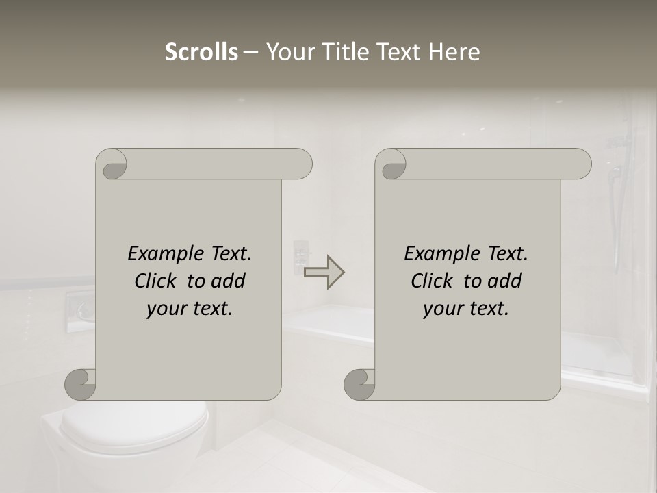 Luxury Shower Room PowerPoint Template