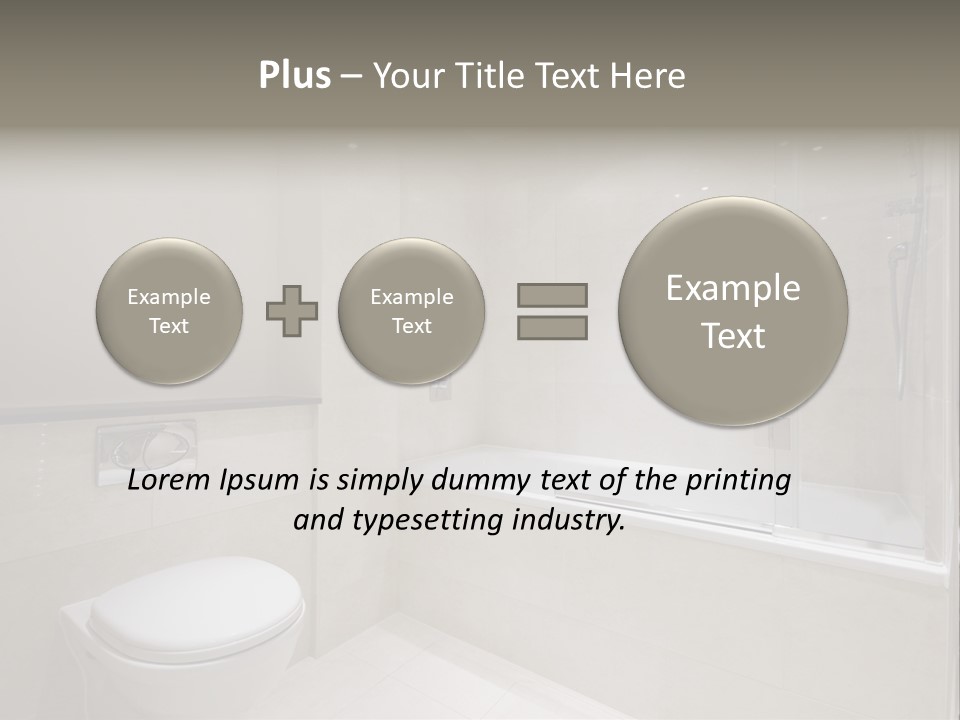 Luxury Shower Room PowerPoint Template