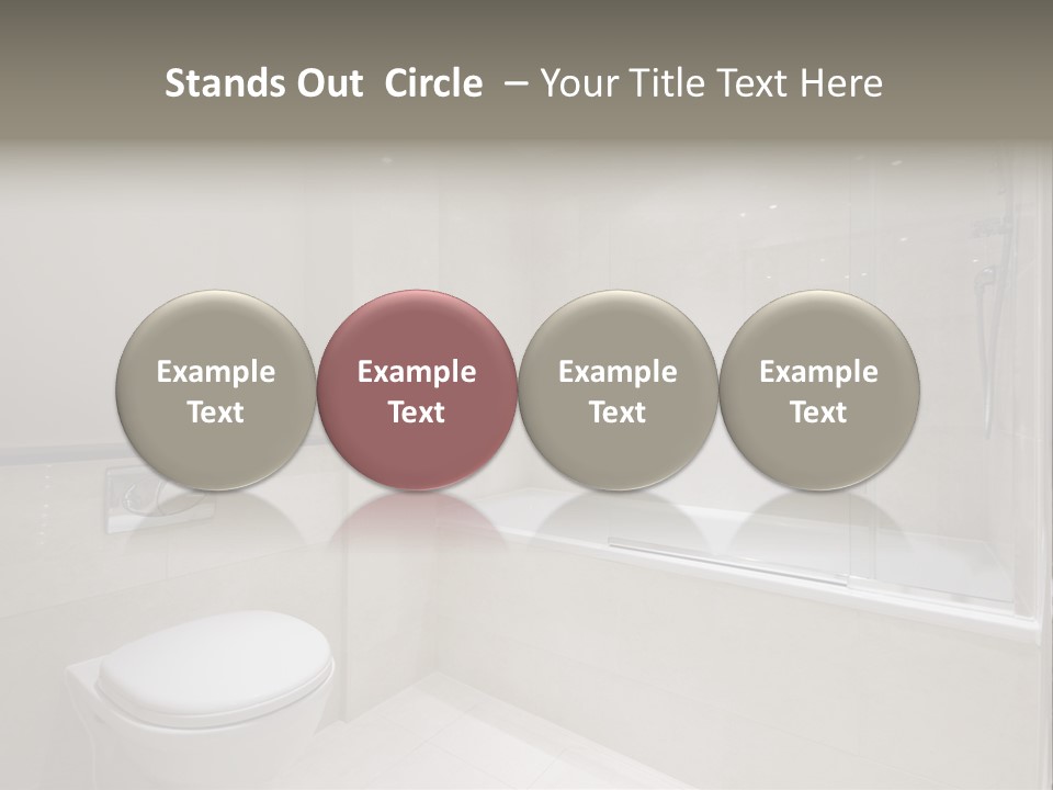 Luxury Shower Room PowerPoint Template