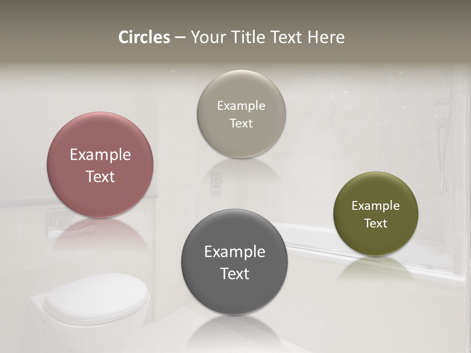 Luxury Shower Room PowerPoint Template