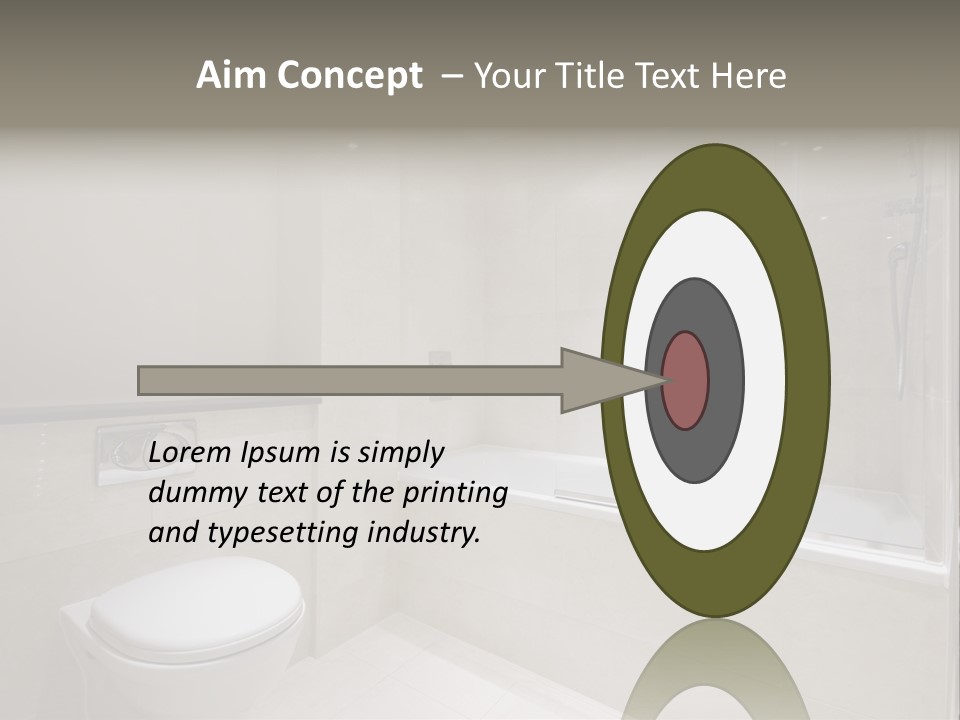 Luxury Shower Room PowerPoint Template