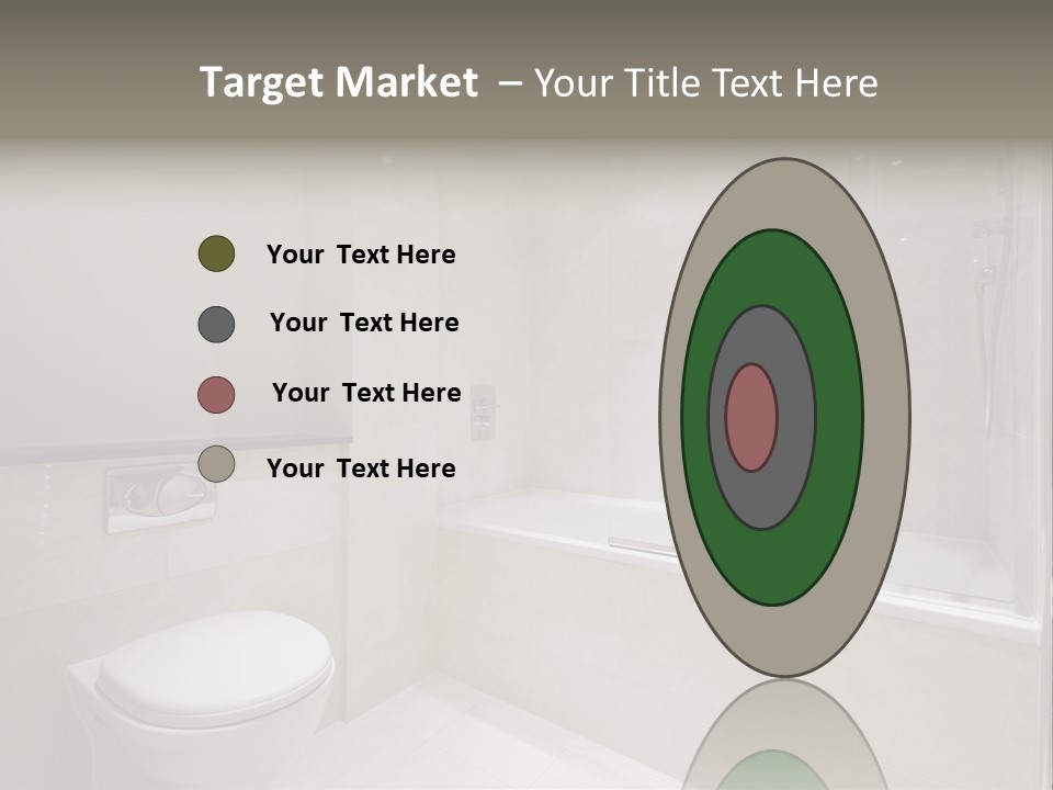 Luxury Shower Room PowerPoint Template