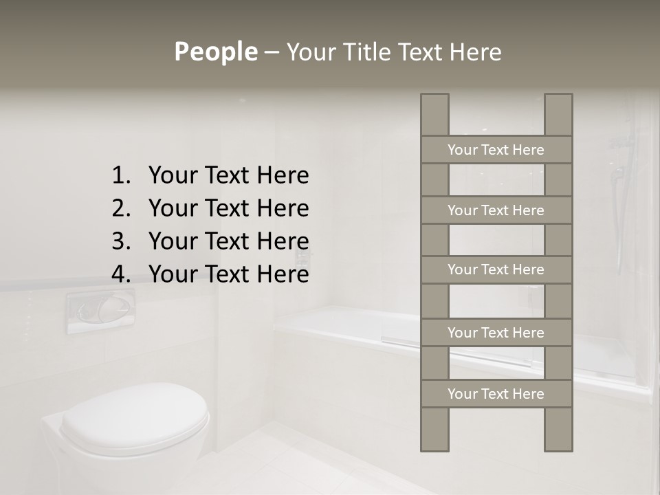 Luxury Shower Room PowerPoint Template