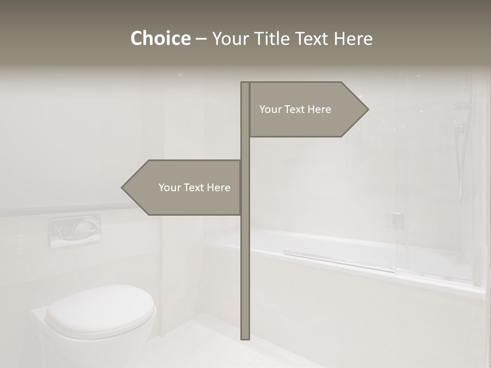 Luxury Shower Room PowerPoint Template