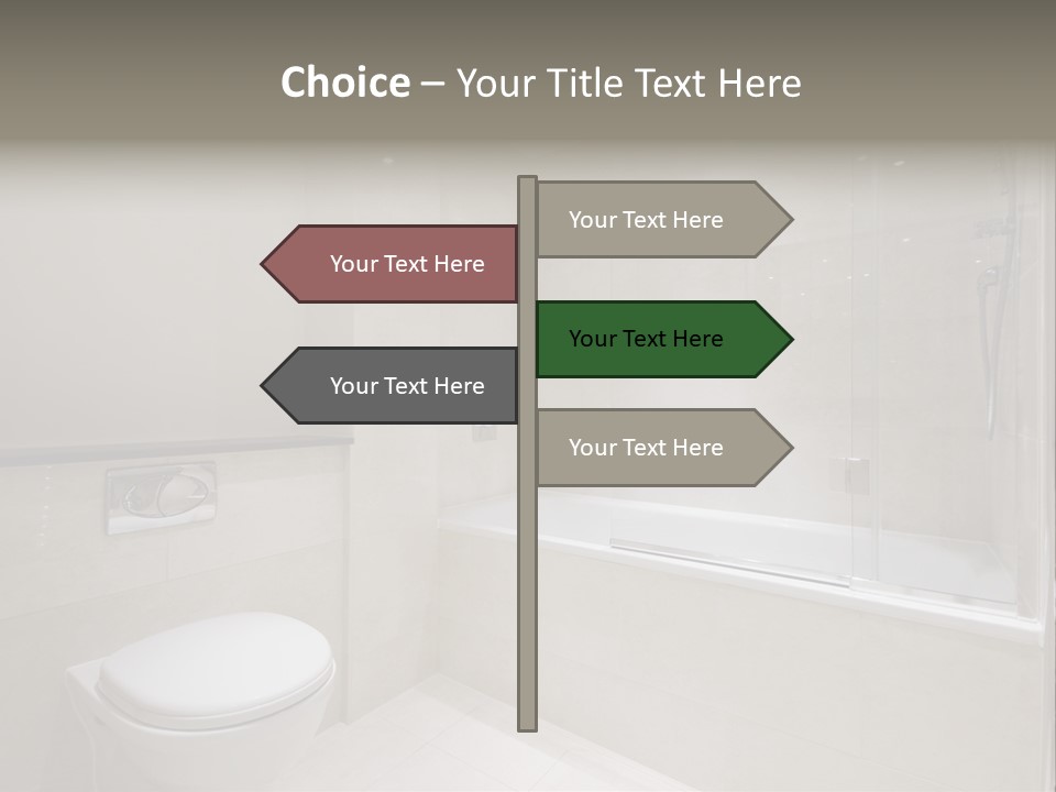 Luxury Shower Room PowerPoint Template