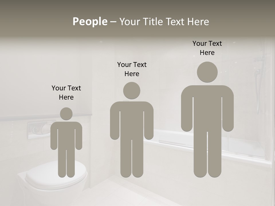 Luxury Shower Room PowerPoint Template